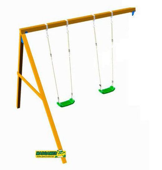 Parque infantil MASGAMES TIBIDABO L con columpio doble MA700204