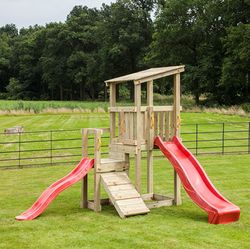 Parque infantil MASGAMES CASCADE L con columpio individual MA812511