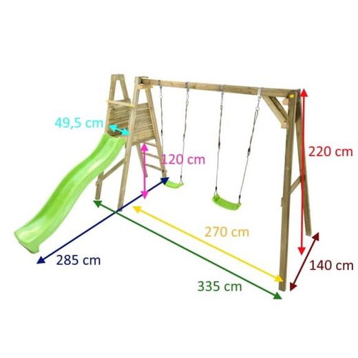 Parque infantil MASGAMES LIGNUM con asiento bebe MA700067