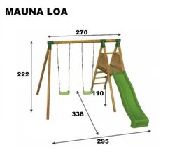Parque infantil MASGAMES MAUNA LOA con asiento bebe MA700011B