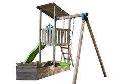 Parque infantil MASGAMES NAUTILUS L con columpio individual MA700326