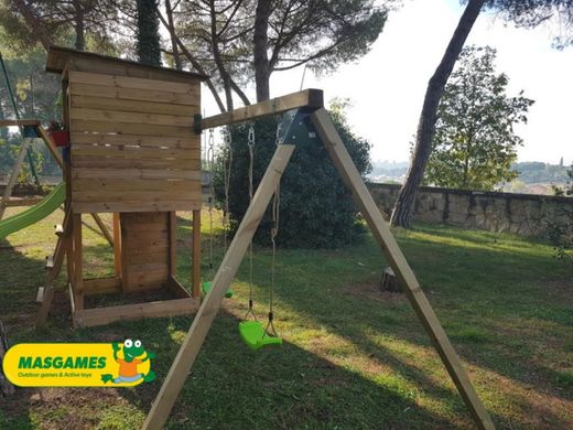 Parque infantil MASGAMES TAGA L con columpio doble MA700305