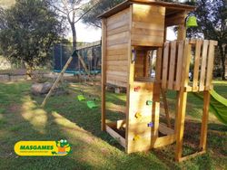 Parque infantil MASGAMES TAGA L con columpio doble MA700305
