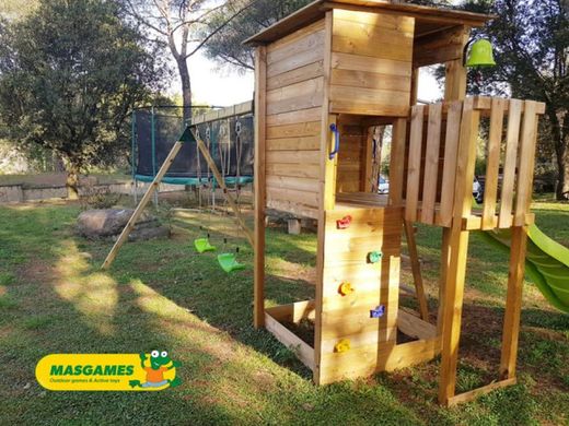 Parque infantil MASGAMES TAGA L con columpio doble MA700305