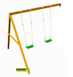 Parque infantil MASGAMES TIBIDABO L con columpio doble MA700221