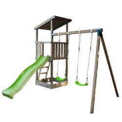 Parque infantil TALAIA L con columpio doble MA700127