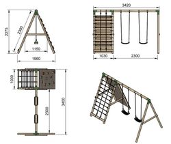 Parque infantil TIMBU MA700500