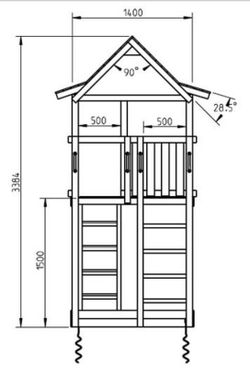 Parque infantil MASGAMES PAGODA XL  MA802601