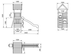 Parque infnatil MASGAMES PYXIS OPTIMA uso comercial Horeca MA500930