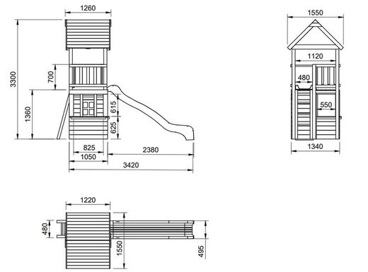 Parque infnatil MASGAMES PYXIS OPTIMA uso comercial Horeca MA500930