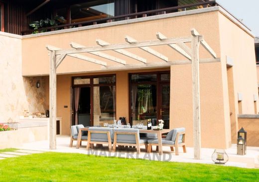 Pergola anexado madeira laminada CADIZ GL24H + parafusos INCLUÍDOS