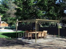 Pérgula MATARO em madeira maciça com tratamento Autoclave A4 + parafusos INCLUÍDOS