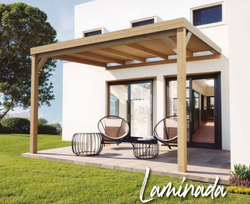 Pergola semicubierta VALLADOLID - tornilleria INCLUIDA