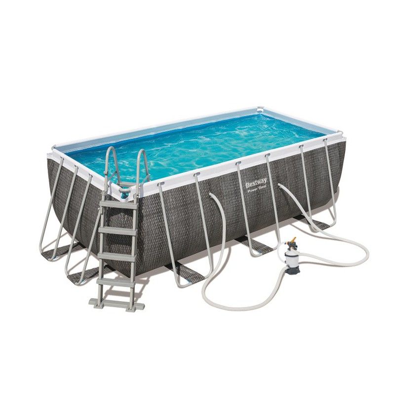 piscina bestway rattan rectangular