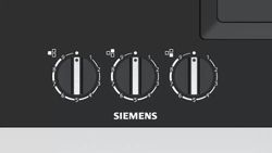 Placa de cocina EP6A6CB20, Placa de gas Siemens Negro