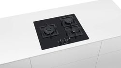 Placa de cocina EP6A6CB20, Placa de gas Siemens Negro