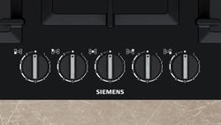 Placa de cocina EP7A6QB90 Placa de gas Siemens Negro