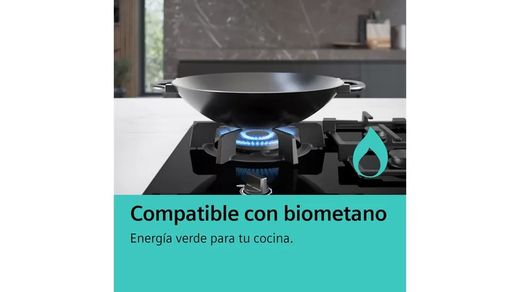 Placa de cocina EP7A6QB90 Placa de gas Siemens Negro