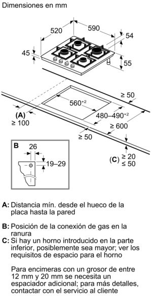 Placa de gas SIEMENS EP6A6PI10 IQ500 60 cm - ¡¡OFERTA SOLO RECOGIDA EN TIENDA DE IRUN!!