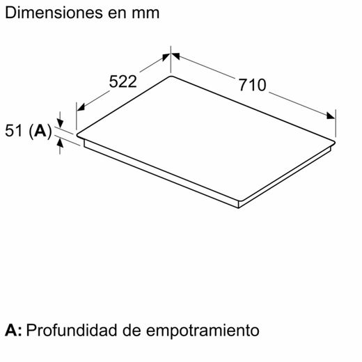 Placa de induccion SIEMENS ED751HSC1E IQ500 70 cm - ¡¡OFERTA SOLO RECOGIDA EN TIENDA DE IRUN!!