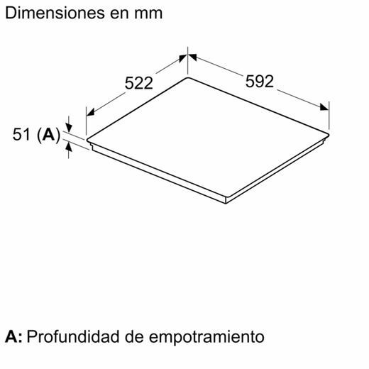 Placa de induccion SIEMENS EH61AHCC1E IQ300 60 cm - ¡¡OFERTA SOLO RECOGIDA EN TIENDA DE IRUN!!