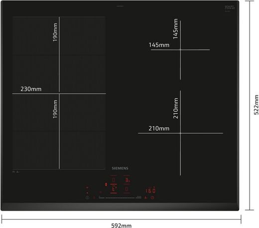 Placa de induccion SIEMENS EX651HEC1E IQ700 60 cm - ¡¡OFERTA SOLO RECOGIDA EN TIENDA DE IRUN!!