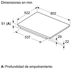 Placa de Induccion SIEMENS EX81AHEC1E IQ700 80 cm - ¡¡OFERTA SOLO RECOGIDA EN TIENDA DE IRUN!!