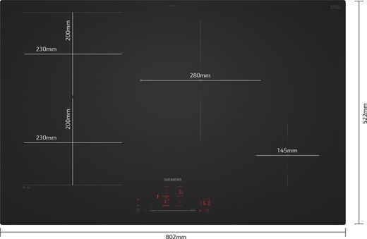 Placa de Induccion SIEMENS EX81AHEC1E IQ700 80 cm - ¡¡OFERTA SOLO RECOGIDA EN TIENDA DE IRUN!!