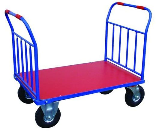 Plataforma 2 grades 1210 x 810. Rodas pneumáticas 6123
