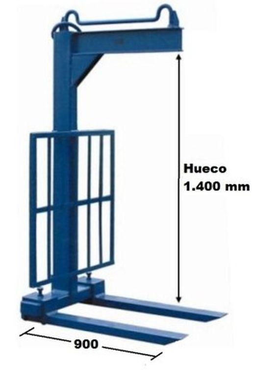 Porta-paletes garras móveis 1.500 kg 12052