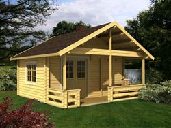 Sauna leila 1 Palmako 33 m2 madera maciza 70 mm