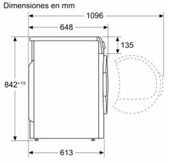 Secadora Bomba de Calor SIEMENS WQ45G2D1ES IQ500 9KG