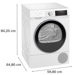Secadora SIEMENS WQ45G2D0ES IQ500 bonba de calor 9 kg Blanco