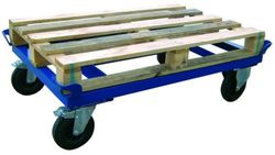 Soporte palets alto 280 m. Ruedas macizas 5032