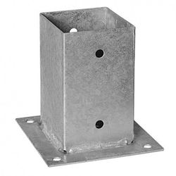 Soporte pletina para poste 70 x 70 mm pergola de madera referencia SPP7070