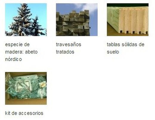 Andar para casas de madeira Palmako 6 m2 102963