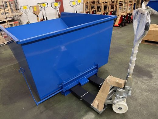 Trémie auto-basculante 1100 litres 1.860x1.250x1.045 mm 12041