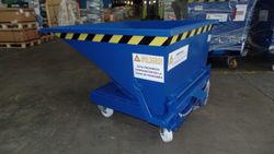 Tolva autobasculante 260 l. Ruedas de Poliuretano 12025