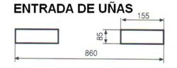Tolva descarga inferior malla 1.350 x 1.000 x 1.470 mm 12048