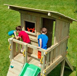 Parque infantil MASGAMES BEACH HUT XL con tobogan MA802301