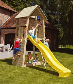 Parque infantil MASGAMES BELVEDERE L con Tobogan MA801401
