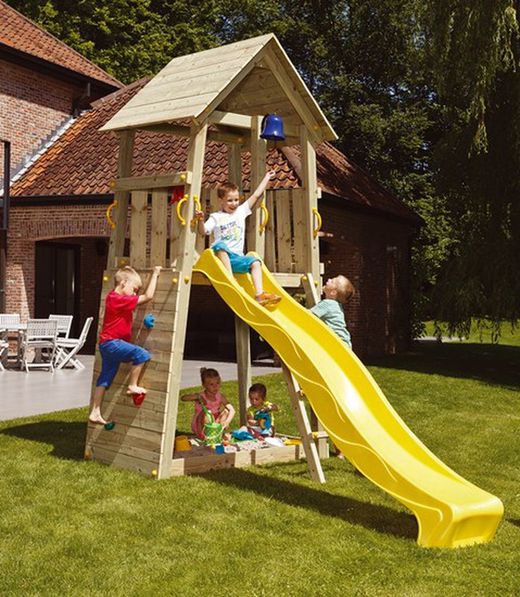 Parque infantil MASGAMES BELVEDERE L con Tobogan MA801401