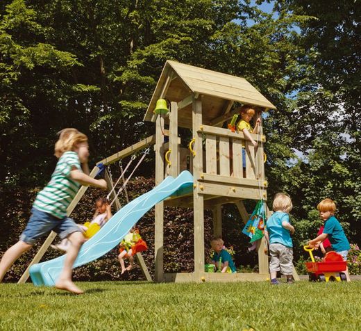 Parque infantil MASGAMES KIOSK L con tobogan MA801101